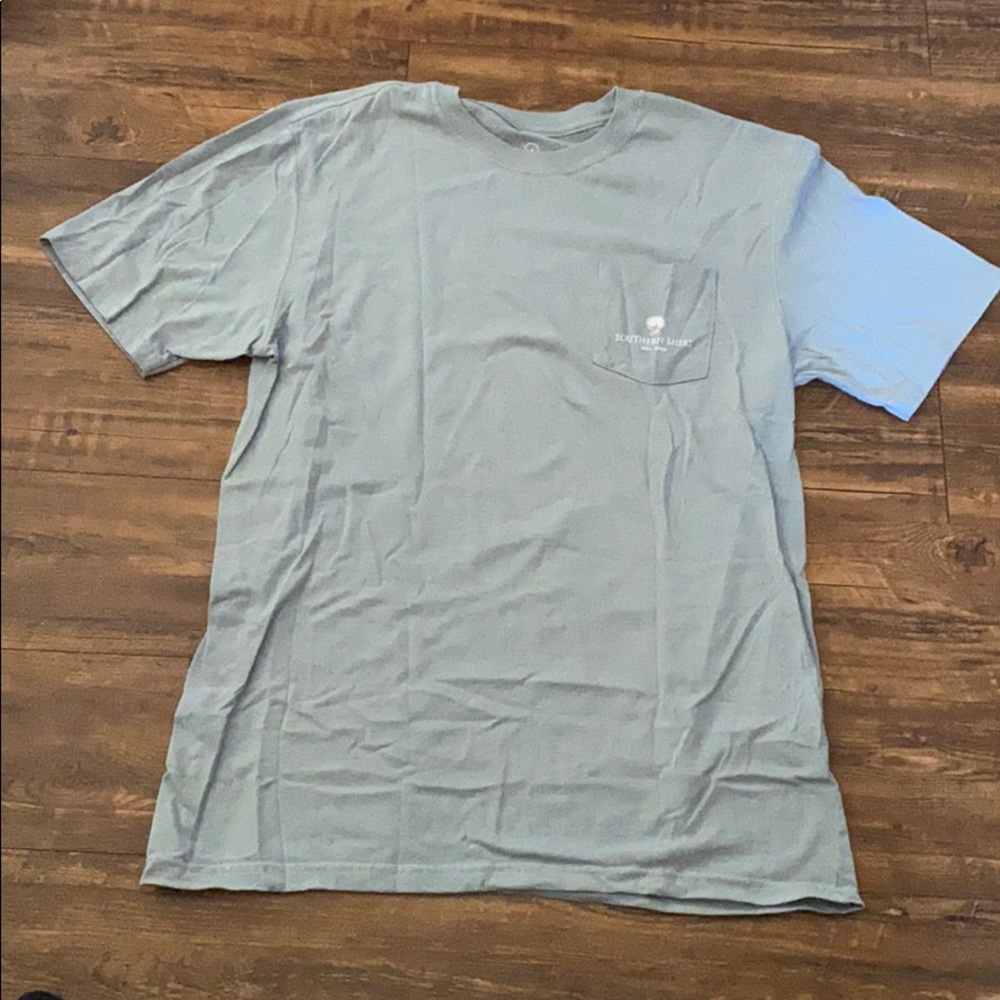 Grey Southern Shirt T-Shirt with American Flag